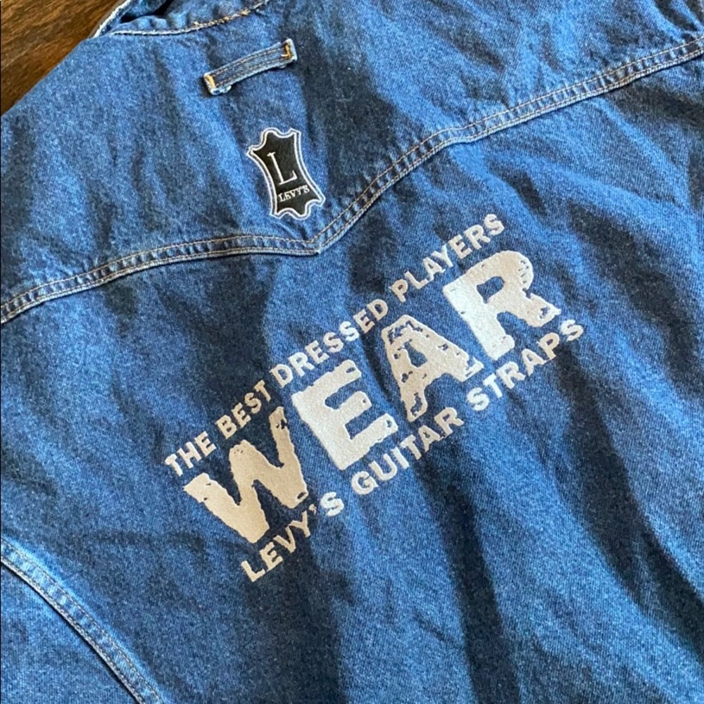 Denim Jacket XL Levy’s Guitar Straps